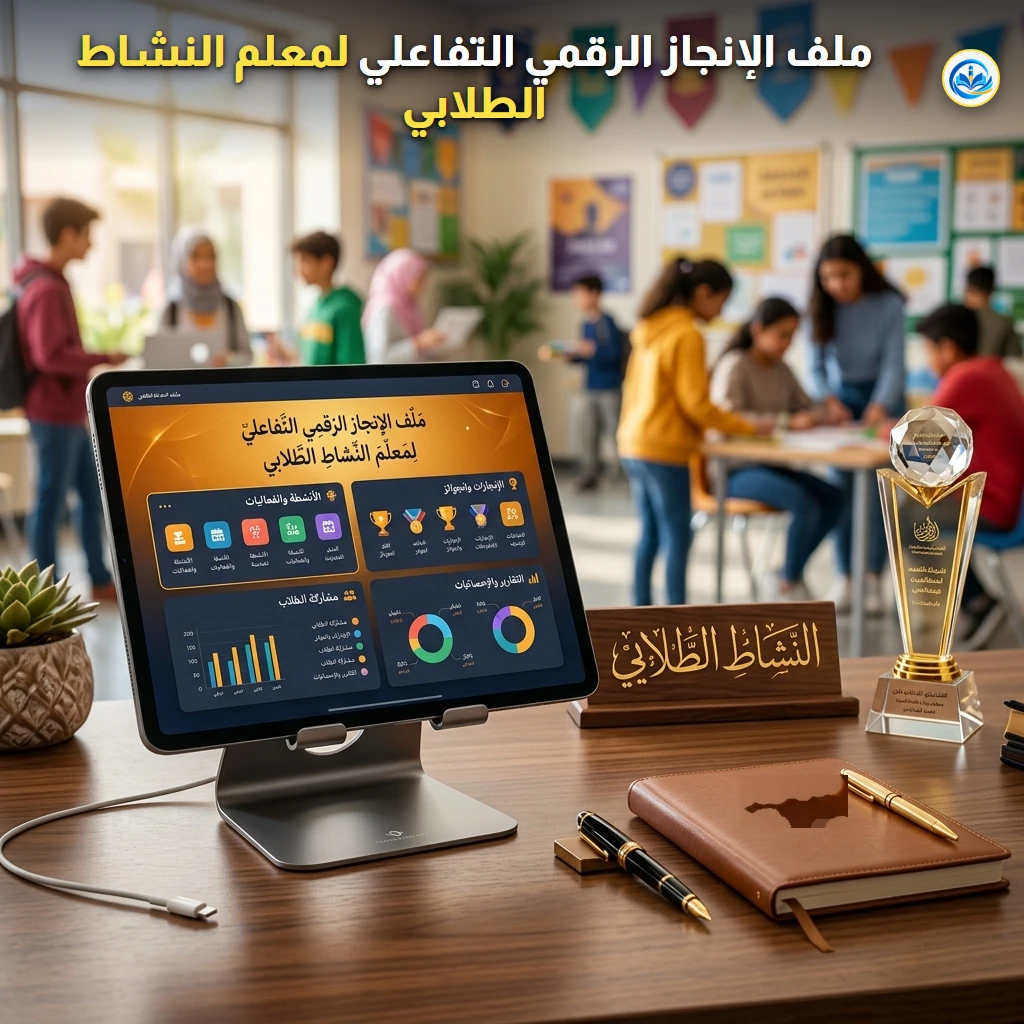 ملف الإنجاز الرقمي التفاعلي لمعلم النشاط الطلابي