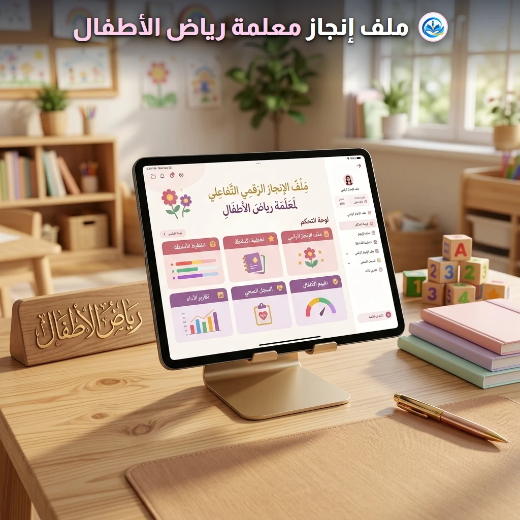ملف إنجاز معلمة رياض الأطفال